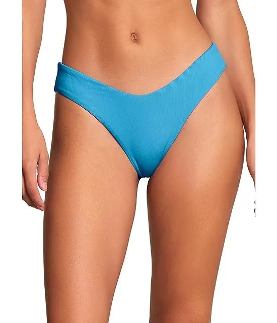 Blue Tooth Journey Double V High Leg Bottoms