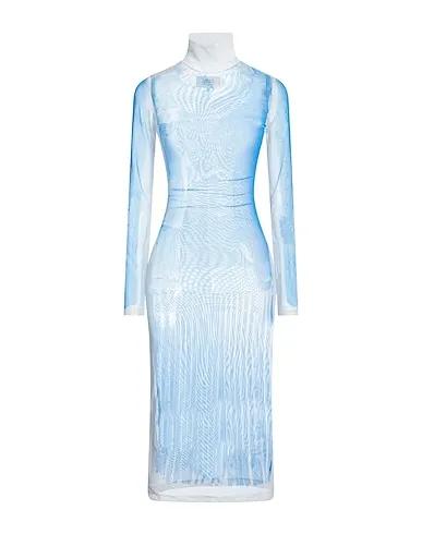 Blue Tulle Midi dress