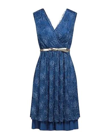 Blue Tulle Midi dress