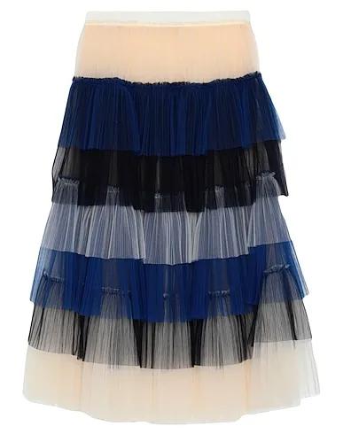Blue Tulle Midi skirt