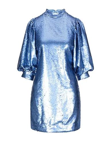 Blue Tulle Sequin dress