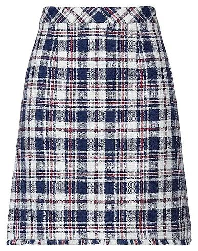 Blue Tweed Mini skirt