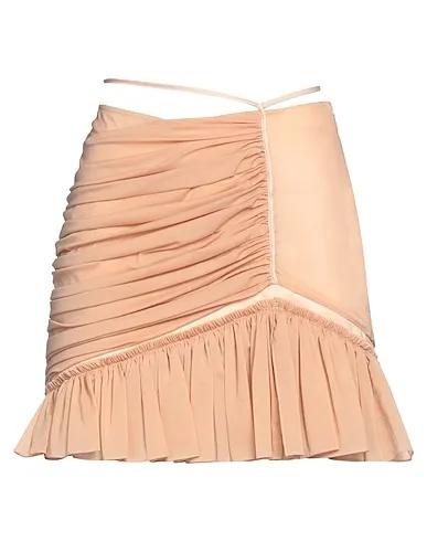 Blush Chiffon Mini skirt