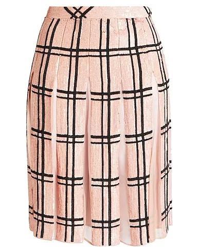 Blush Chiffon Mini skirt