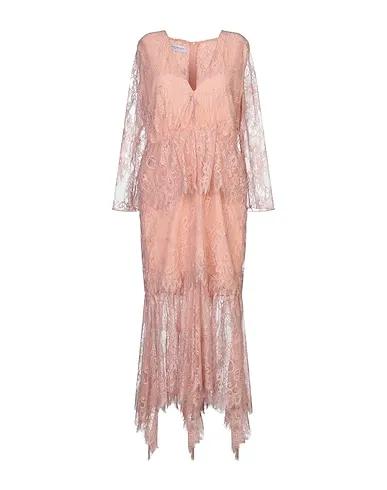 Blush Lace Midi dress