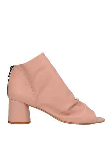 Blush Leather Ankle boot