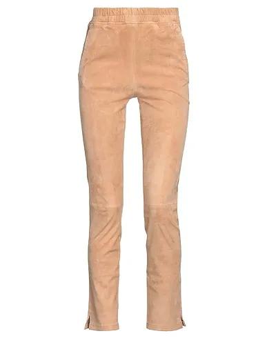 Blush Leather Casual pants