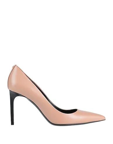 Blush Leather Pump