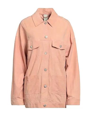 Blush Leather Solid color shirts & blouses