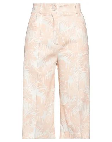 Blush Plain weave Cropped pants & culottes