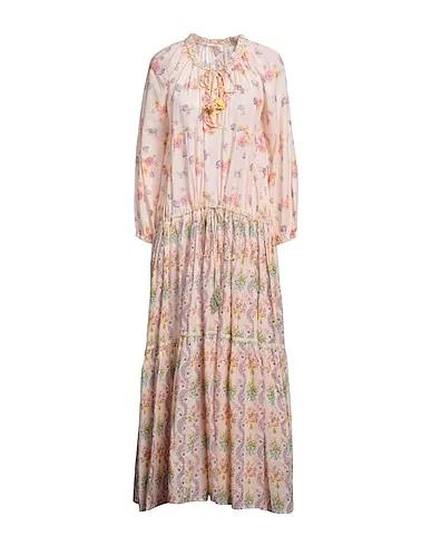 Blush Plain weave Long dress