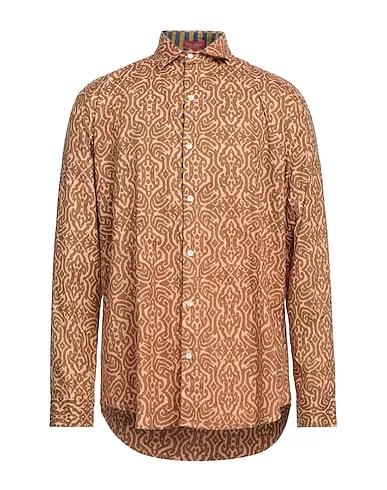 Blush Plain weave Patterned shirt