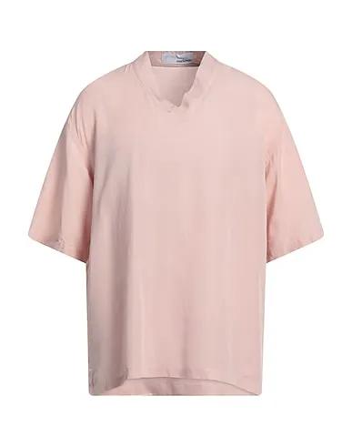 Blush Plain weave Solid color shirt