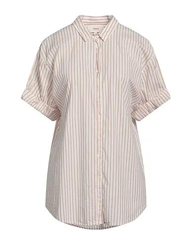 Blush Plain weave Striped shirt