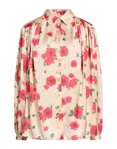Blush Satin Floral shirts & blouses