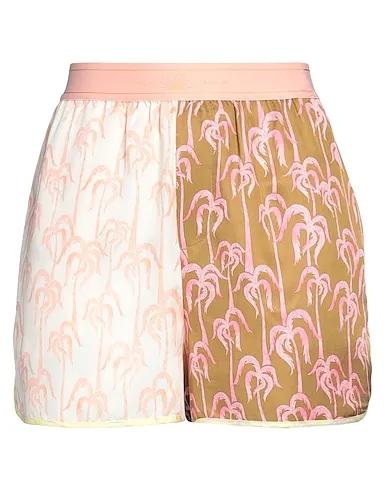 Blush Satin Shorts & Bermuda