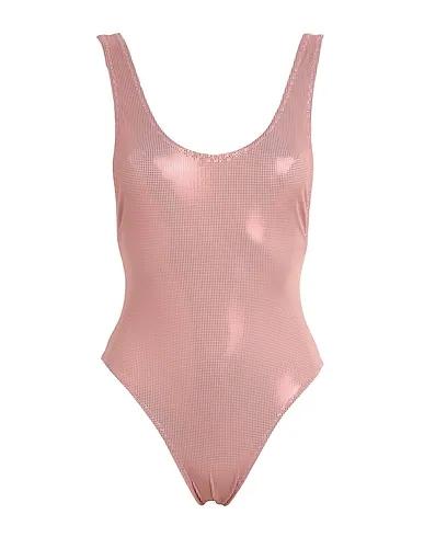 Blush Synthetic fabric One-piece swimsuits