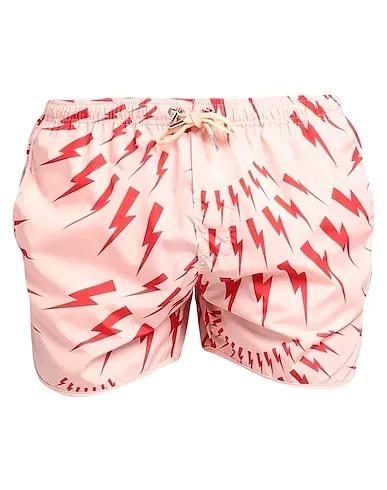 Blush Synthetic fabric Swim shorts
