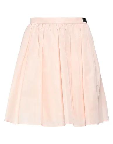 Blush Techno fabric Midi skirt