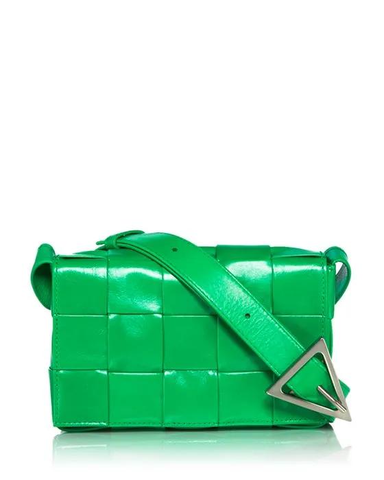 Borsa Intreccio Leather Crossbody Bag