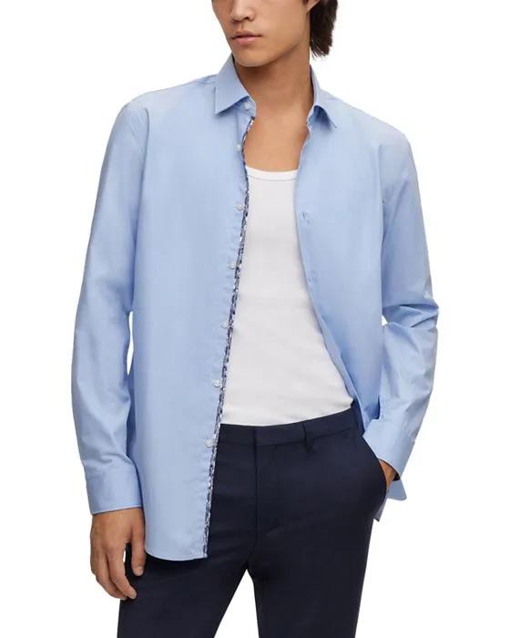 BOSS Koey Kent Slim Fit Button-Front Shirt