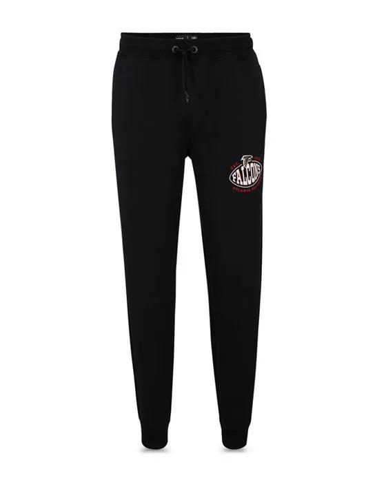 BOSS NFL Atlanta Falcons Cotton Blend Printed Regular Fit Joggers