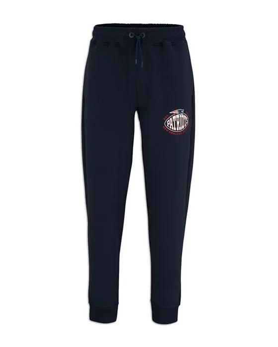 BOSS NFL New England Patriots Cotton Blend Printed Regular Fit Joggers