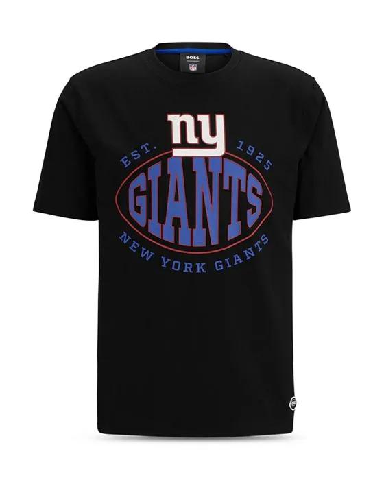 BOSS NFL New York Giants Cotton Blend Graphic Tee