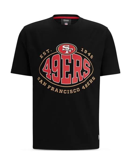BOSS NFL San Francisco 49ers Cotton Blend Graphic Tee