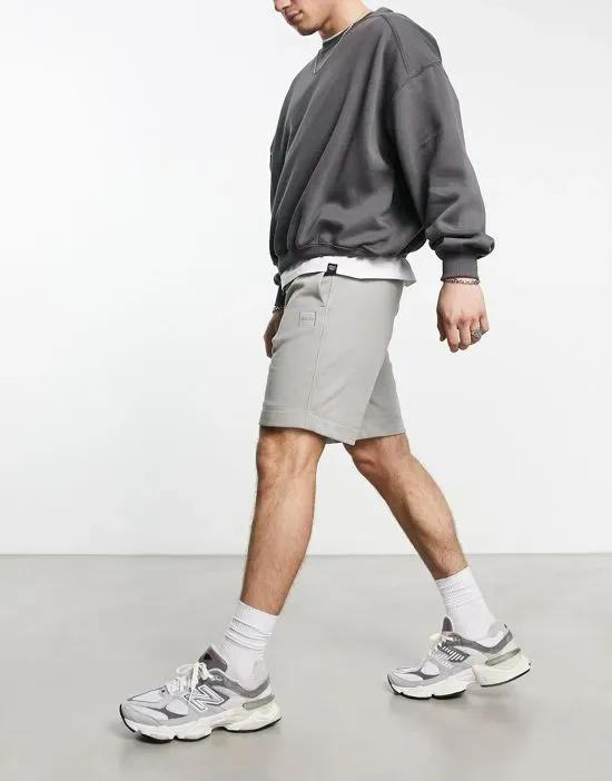 BOSS Orange Sewalk jersey shorts in gray