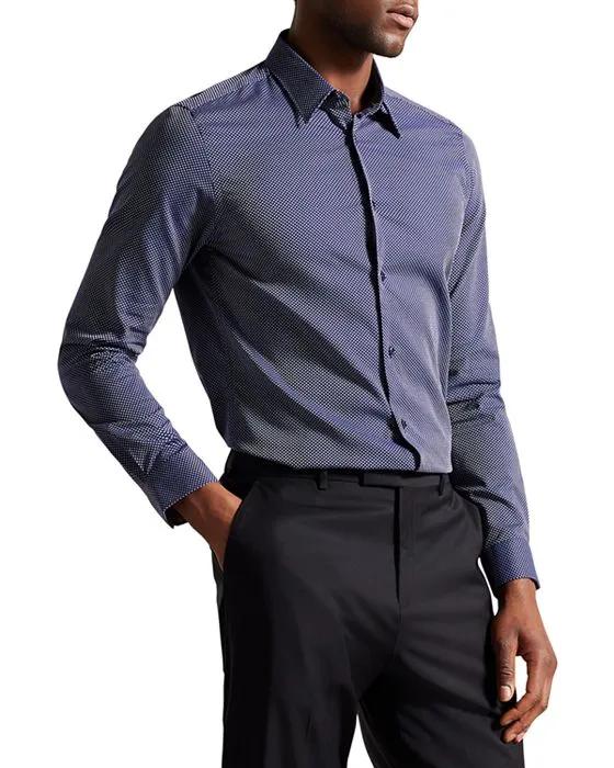 Boulss Circle Weave Button Up Shirt