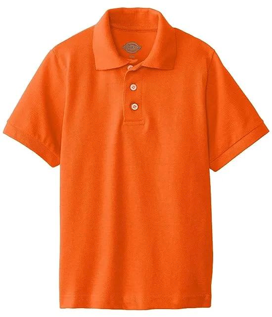 Boys' Short Sleeve Pique Polo