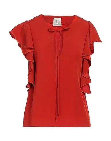 Brick red Cady Blouse