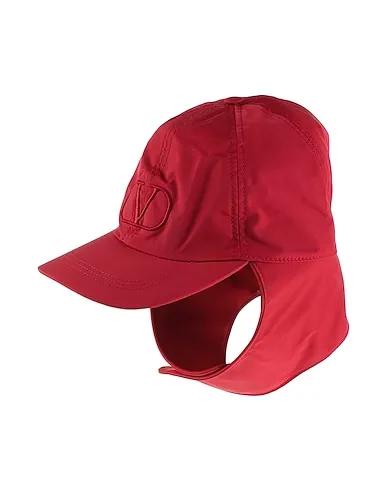 Brick red Cotton twill Hat