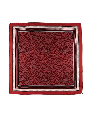 Brick red Cotton twill Scarves and foulards