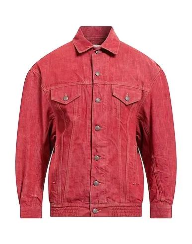 Brick red Denim Denim jacket