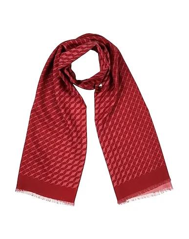 Brick red Flannel Scarves and foulards