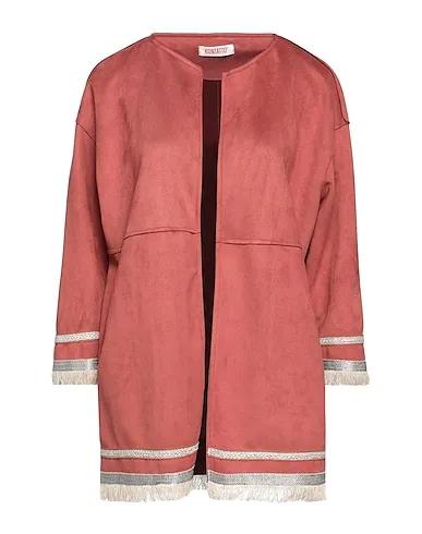 Brick red Full-length jacket