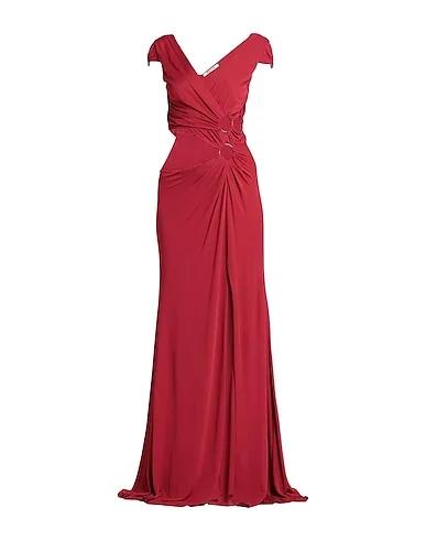 Brick red Jersey Long dress