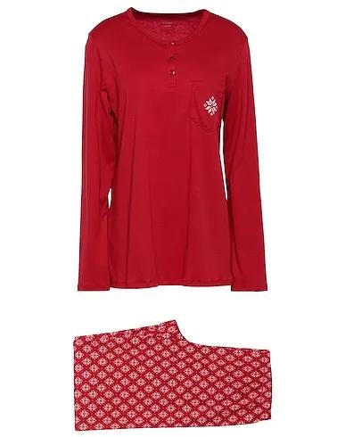 Brick red Jersey Sleepwear