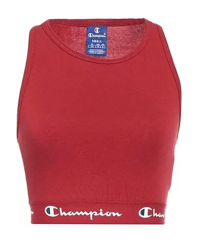 Brick red Jersey Top