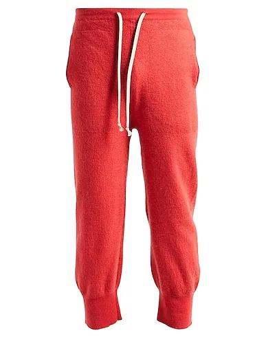 Brick red Knitted Casual pants