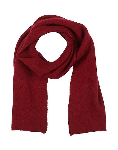 Brick red Knitted Scarves and foulards