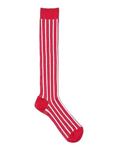 Brick red Knitted Short socks
