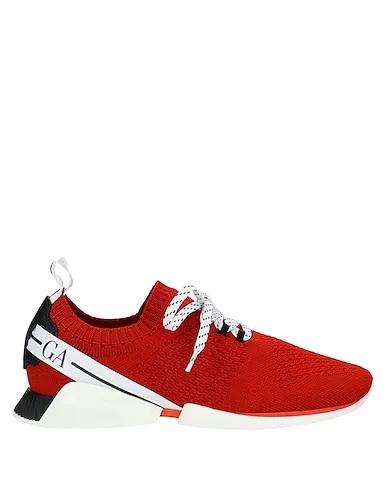 Brick red Knitted Sneakers