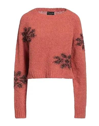 Brick red Knitted Sweater
