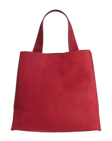 Brick red Leather Handbag