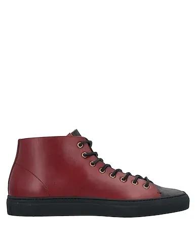 Brick red Leather Sneakers