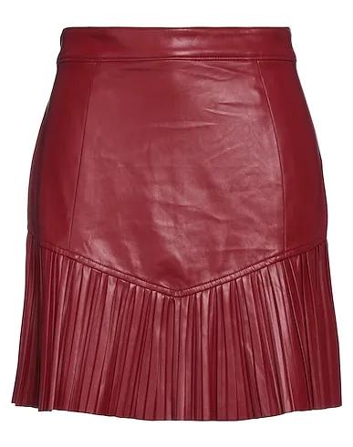 Brick red Mini skirt