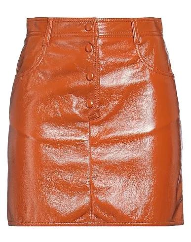 Brick red Mini skirt